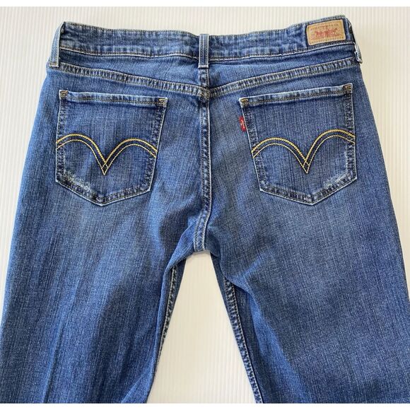 Levis 518 Superlow Bootcut Curvy Denim Jeans Women's Size 11 Long ( Fit 32x33) - Picture 9 of 10